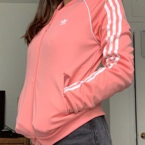 SALMON PINK ADIDAS VEST